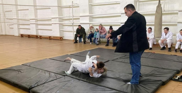 Соревнования по дзюдо памяти участников СВО, на призы союза десантников Уярского района в п. Громадс 1
