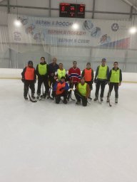 Товарищеский матч по хоккею
